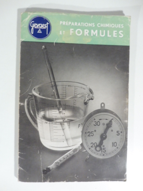 Gevaert. Preparations chimiques et formules